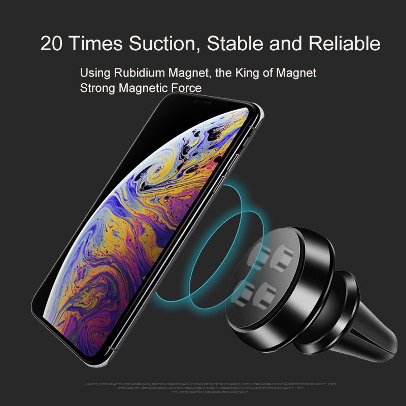 2 in 1 functional Adsorbable Phone 360 Rotating magnetic car perfume phone cradle stable Detachable Airvent Outlet Mount Holder