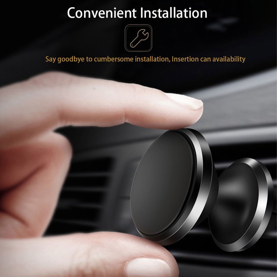 2 in 1 functional Adsorbable Phone 360 Rotating magnetic car perfume phone cradle stable Detachable Airvent Outlet Mount Holder