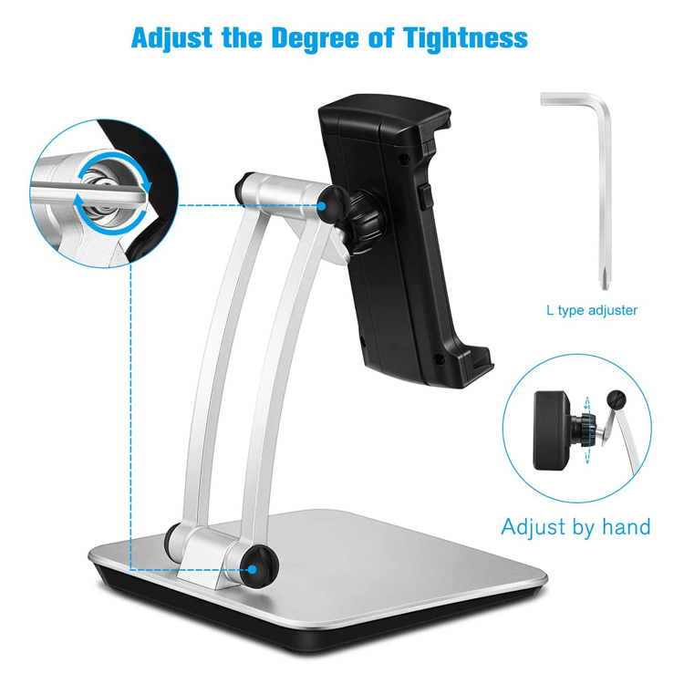 2024 New Flexible Arm 360 Rotation Mount Clip Bracket Lazy Long Arm Tablet Stand Phone Holder Universal Mobile Holder Desk Shelf