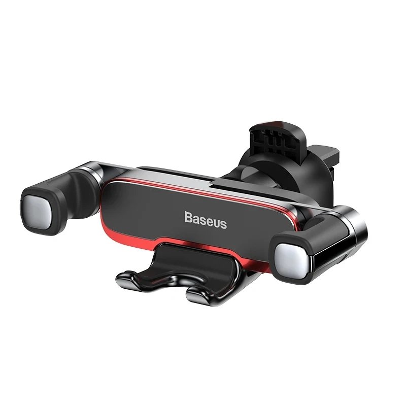 Baseus Metal Car Phone Holder Flexible for Car Air Vent Mount Cell Phone Support Phone Holder Stand for iPhone Samsung Gravity