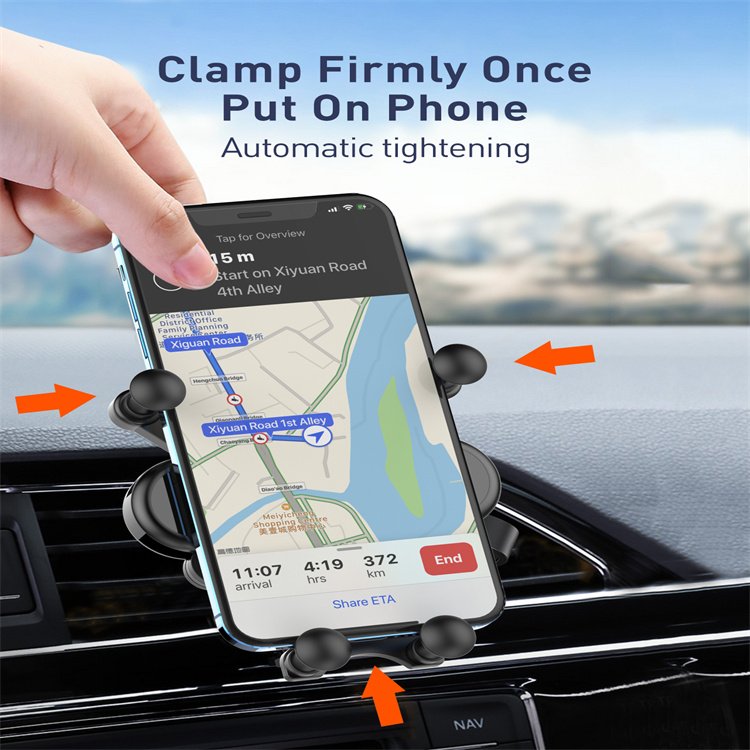 LDNIO Gravity Car Lock Car Holder MG03 Strip-shape invisible design car phone holder