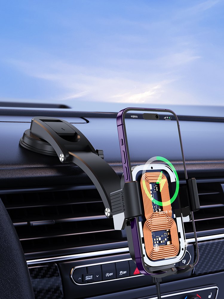 New Design Car Holder Higher Quality Wireless Charger Type C Wireless Charging Magnetic Charger