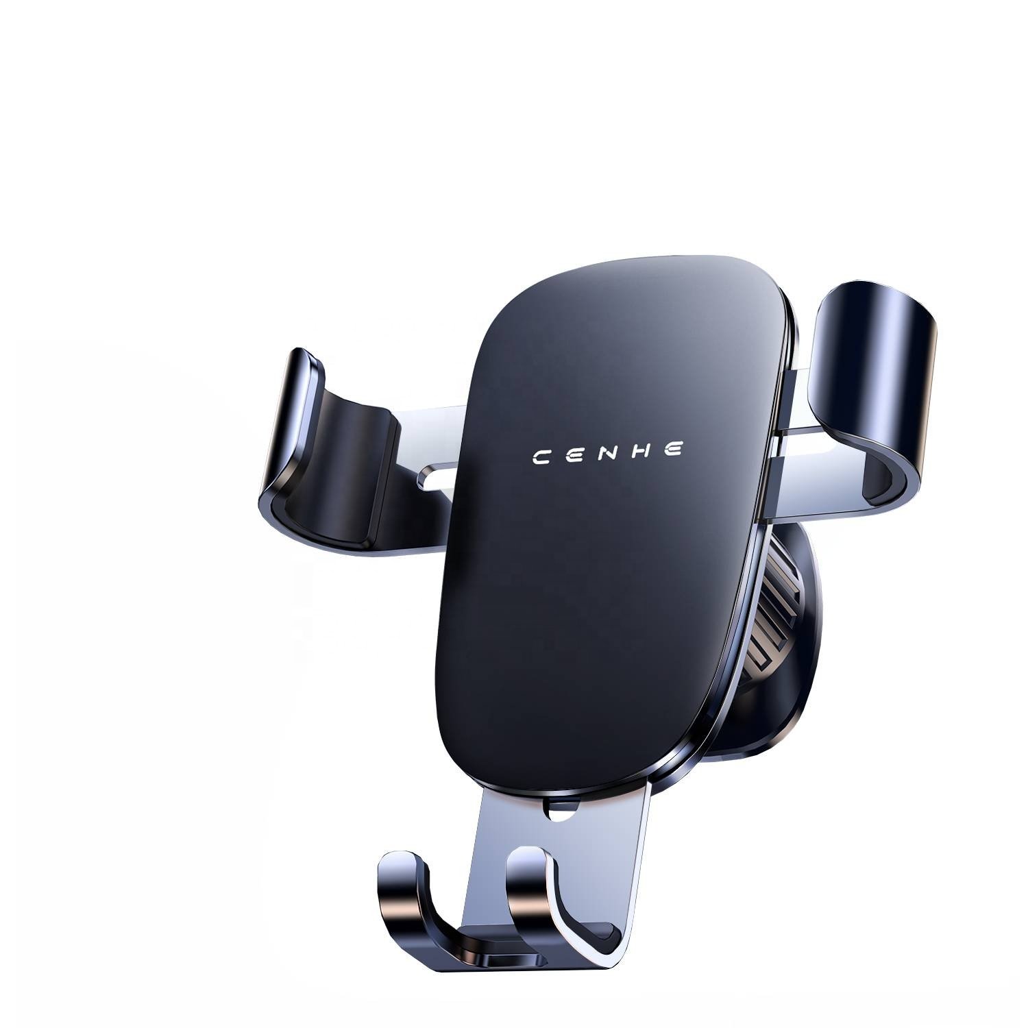 Phone Holders for Car Newest Metal Hook Clip Air Vent Cell Phone Car Mount Universal Automobile Cradle Fit for iPhone Android