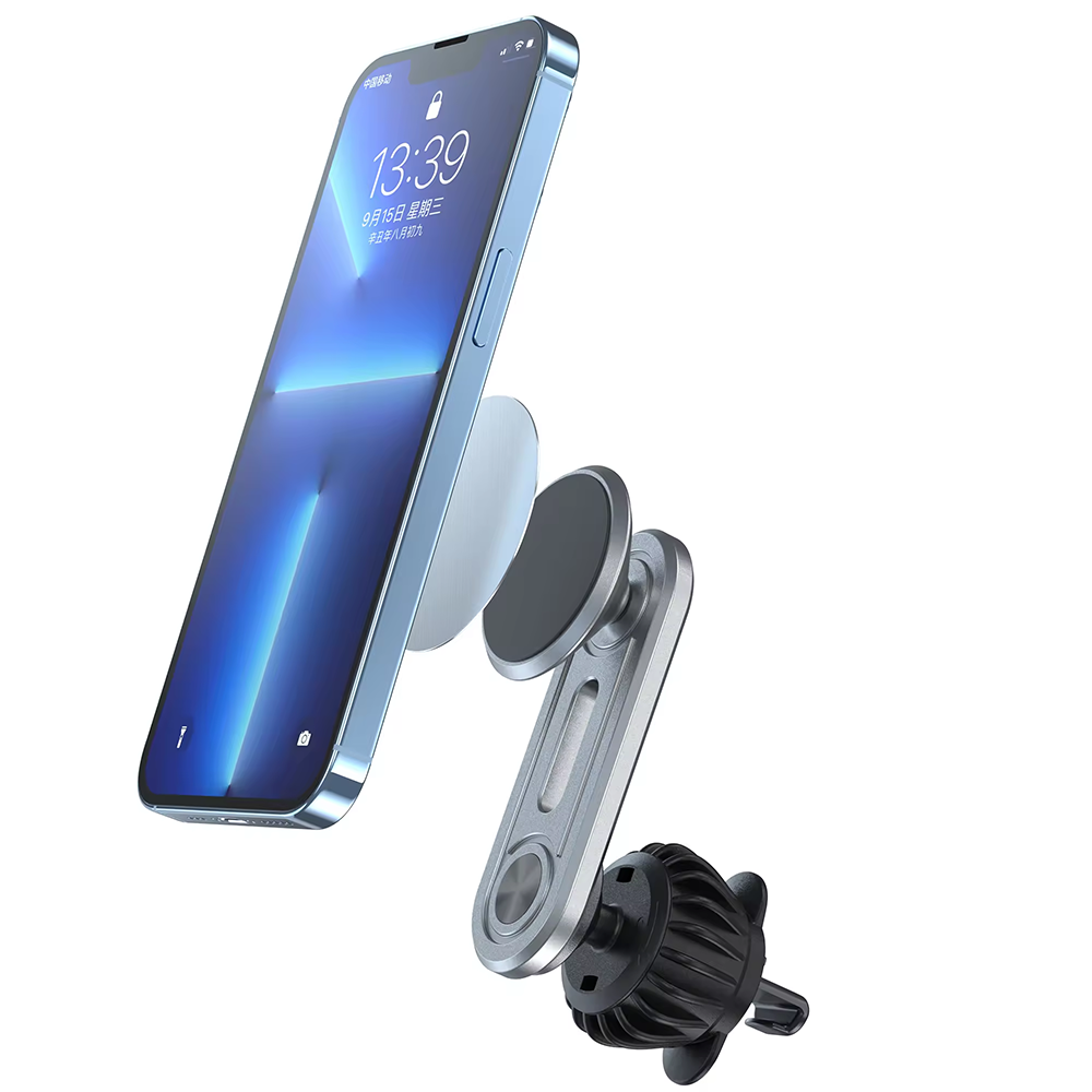 Aluminium alloy car magnet mobile phone holder mount air vent 360 rotation magnetic phone holder for car cell phone holder