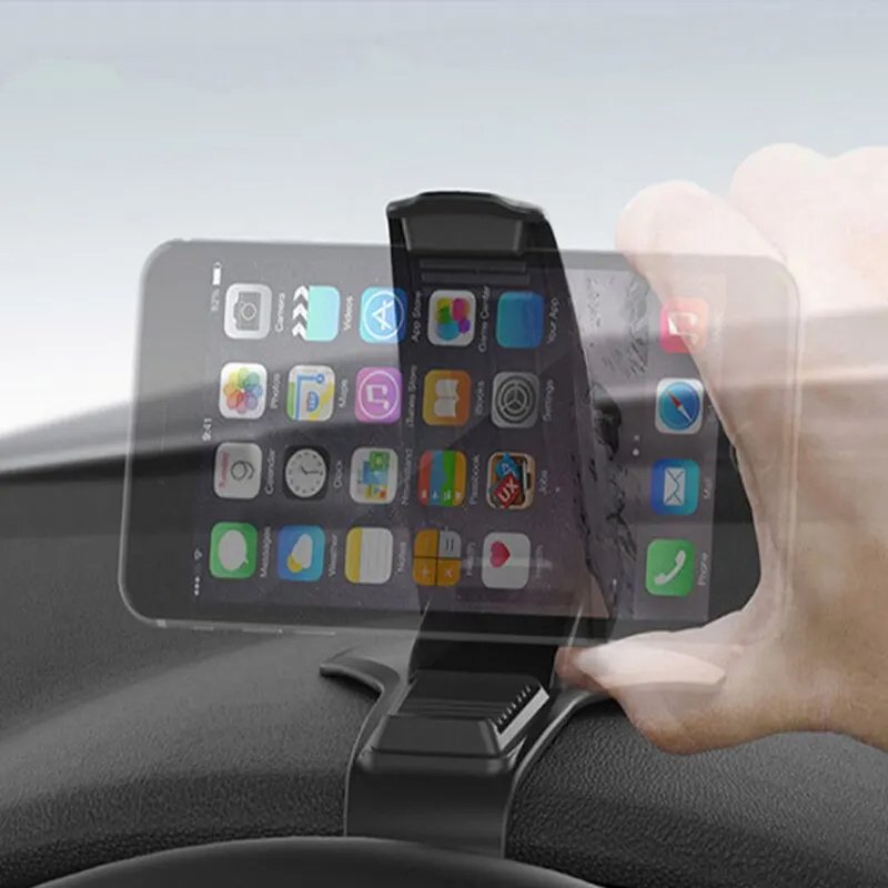 Universal Car Mobile Phone Holder Easy Clip Mount Stand Panel Multi-Functional Universal Dashboard GPS Navigation Bracket Holder