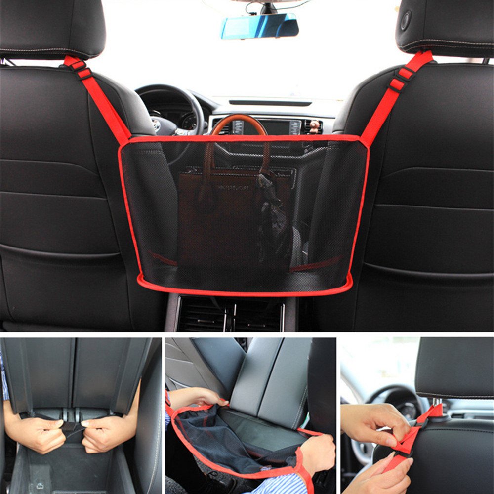 Car Handbag Holder Interior Car Seat Middle Box Seat Hanger Storage Bag Hanging Pocket Organizer Car Stowing Tidying