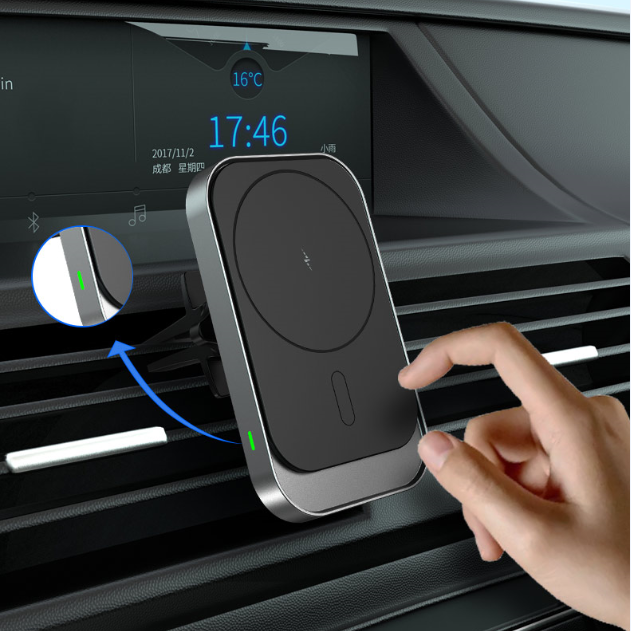 15W Magnetic Wireless Car Charger Holder For iPhone12/13 Fast Wireless Car Charger