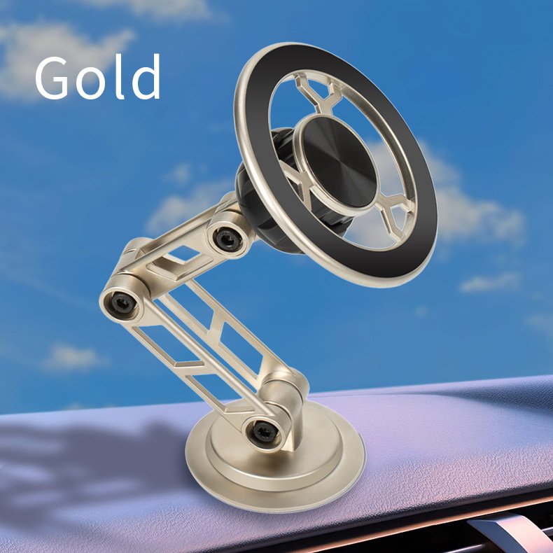 Wholesale New Magnet Phone Holder Magnetic Suction Collapsible Rotating Portable Car Phone Holder