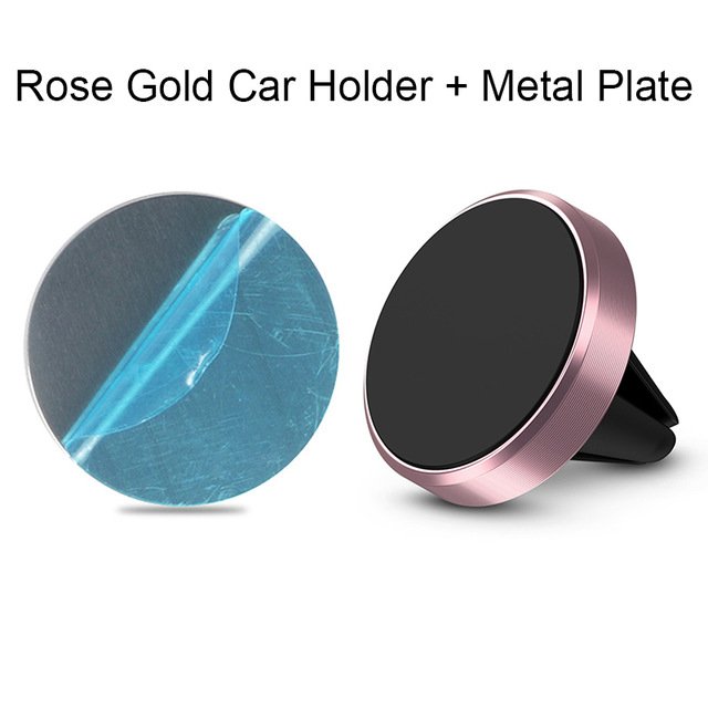 360 rotating adjustable dashboard car phone stand Zinc alloy strong magnet wall mount car cellphone holder for car