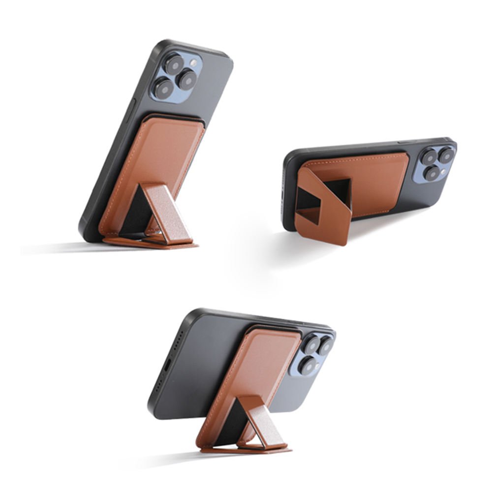 Custom logo mutil color Portable mobile pu leather wallets with magnet holder for iphone 15 smartphone magnet wallet stand