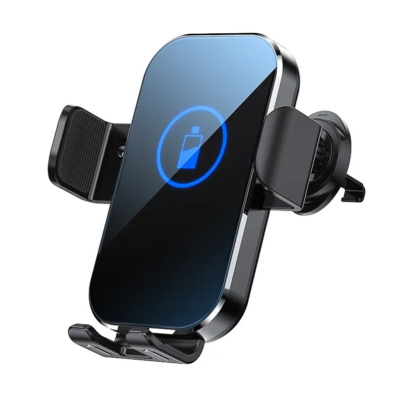 15W Car Mobile Phone Holder Phone Charger Auto 2023 New Design 15W Fast Charging Car Wireless Charger