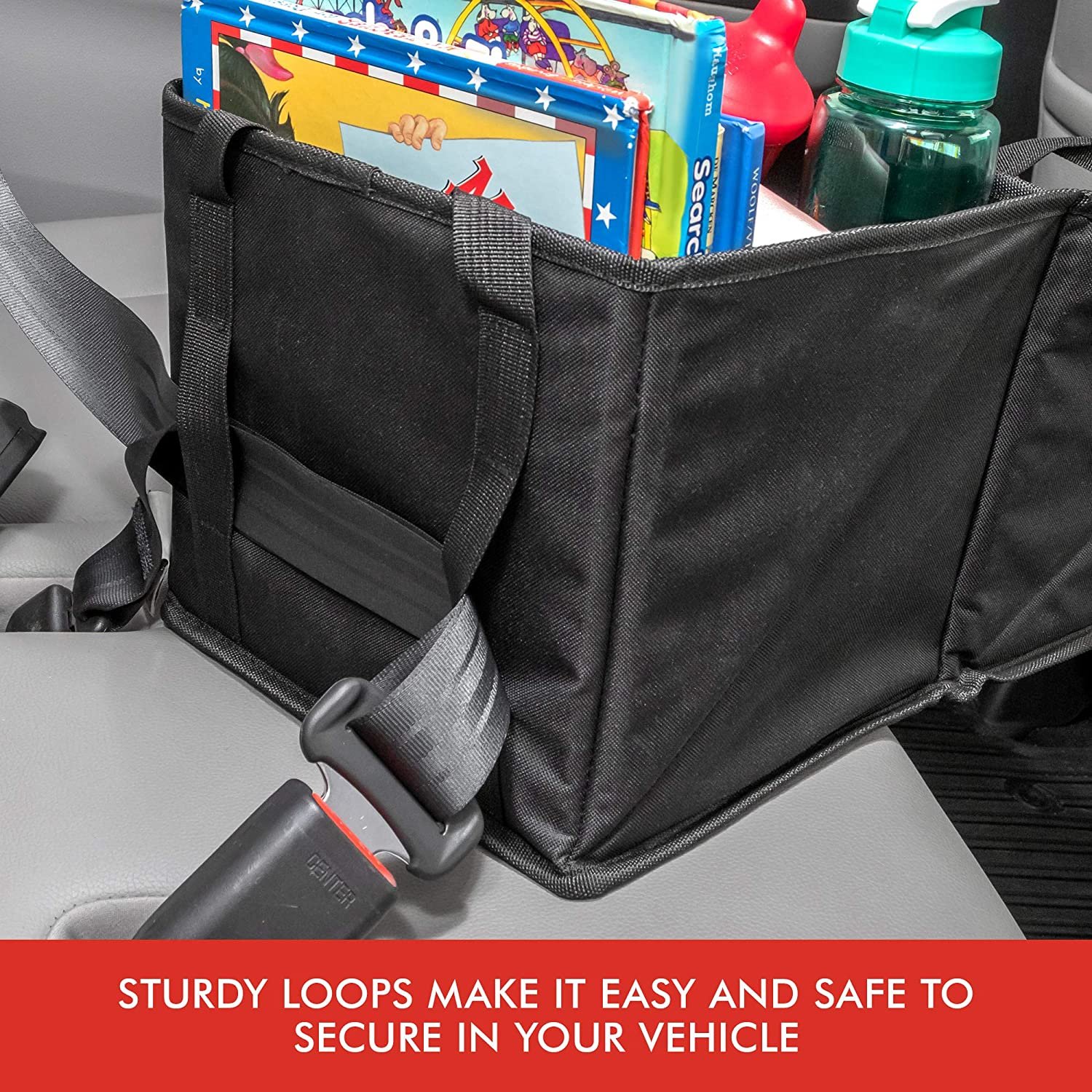 Hot selling Car Seat Organizer Storage Box with Cup Holders for Front Back Passenger Seats