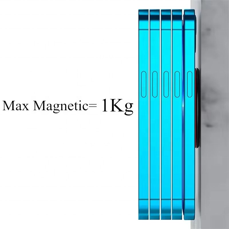 New magnetic alloy magnetic sheet wall sticker holder circular Android Multi functional holder phone magnetic ring car bracket