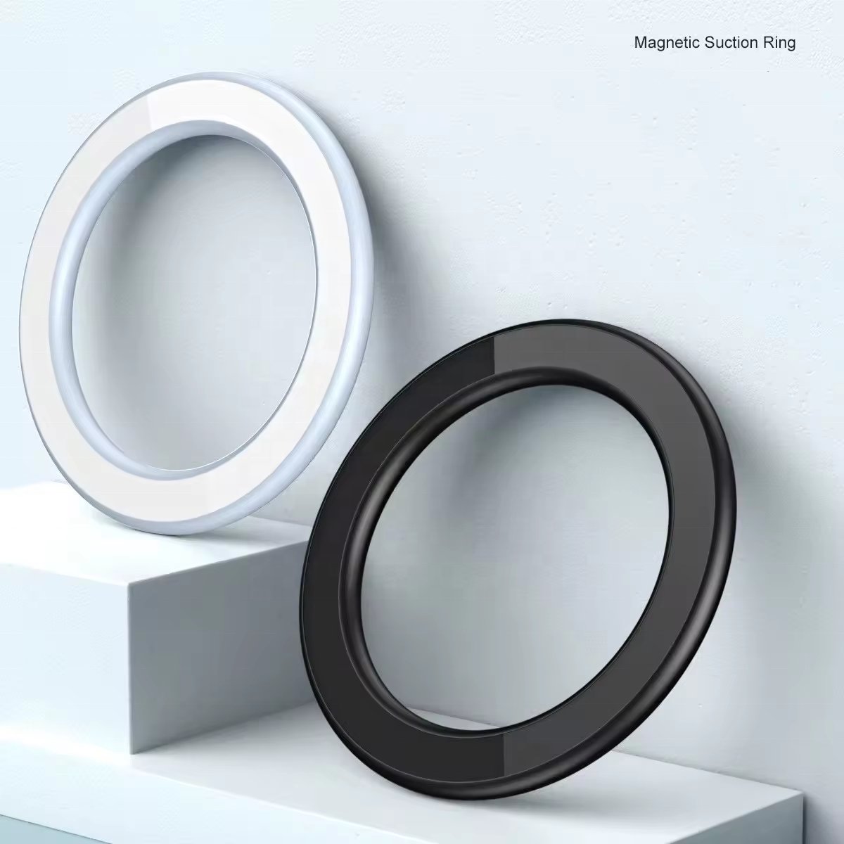 New magnetic alloy magnetic sheet wall sticker holder circular Android Multi functional holder phone magnetic ring car bracket