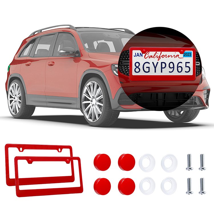 OEM Custom License Plate Frames Stainless Steel US Car License Plate Holder License Plate Covers