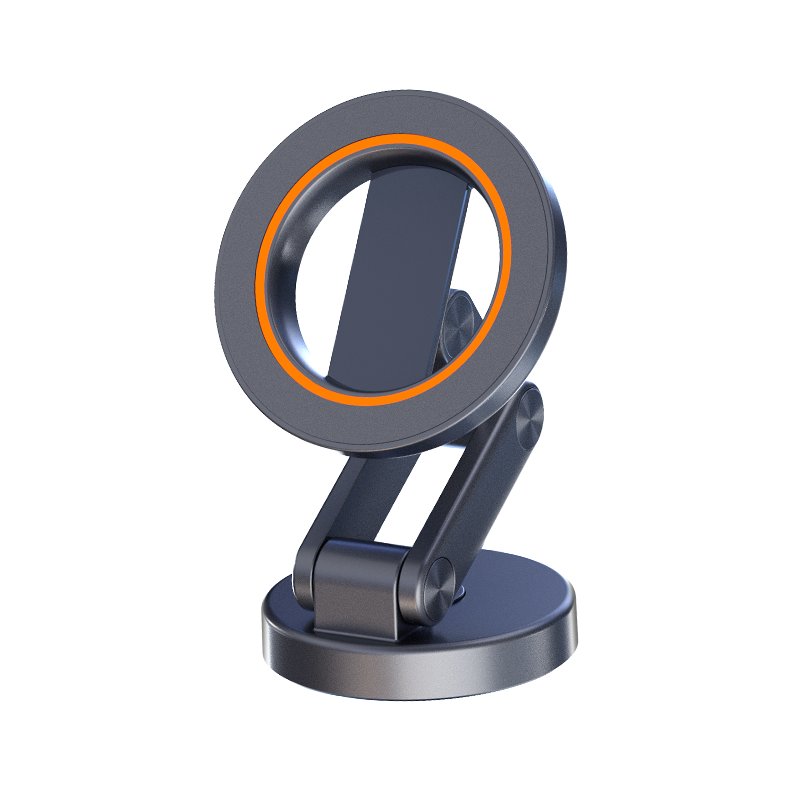 Universal Aluminium Alloy Adjustable Dashboard 360 Rotation Folding Magnetic Car Stand Holder