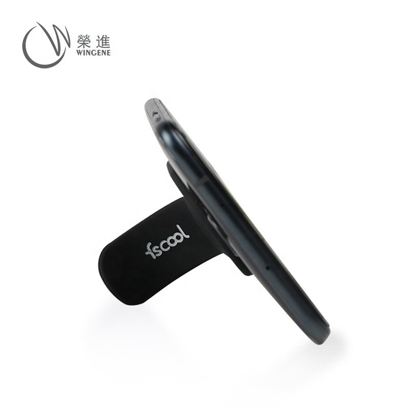 Wingenes New Stylish Mini Portable Flexible Universal Silicone Car Phone Stand Air Vent Mount Mobile Phone Holder