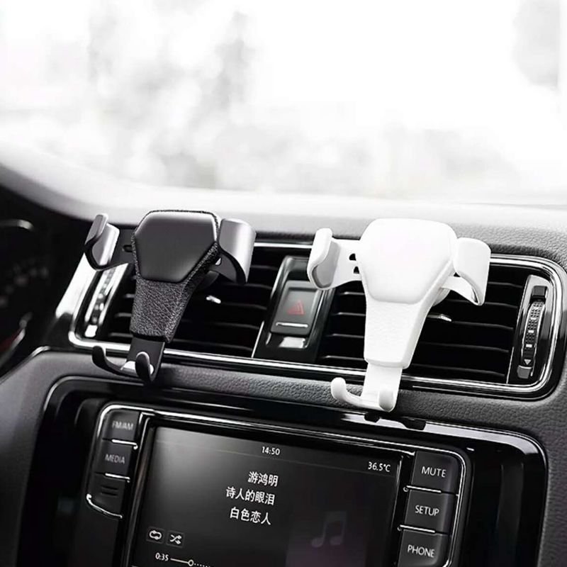 Multi-Functional Car Accessories Leather Bracket for Air Outlet Dashboard Phone Holder