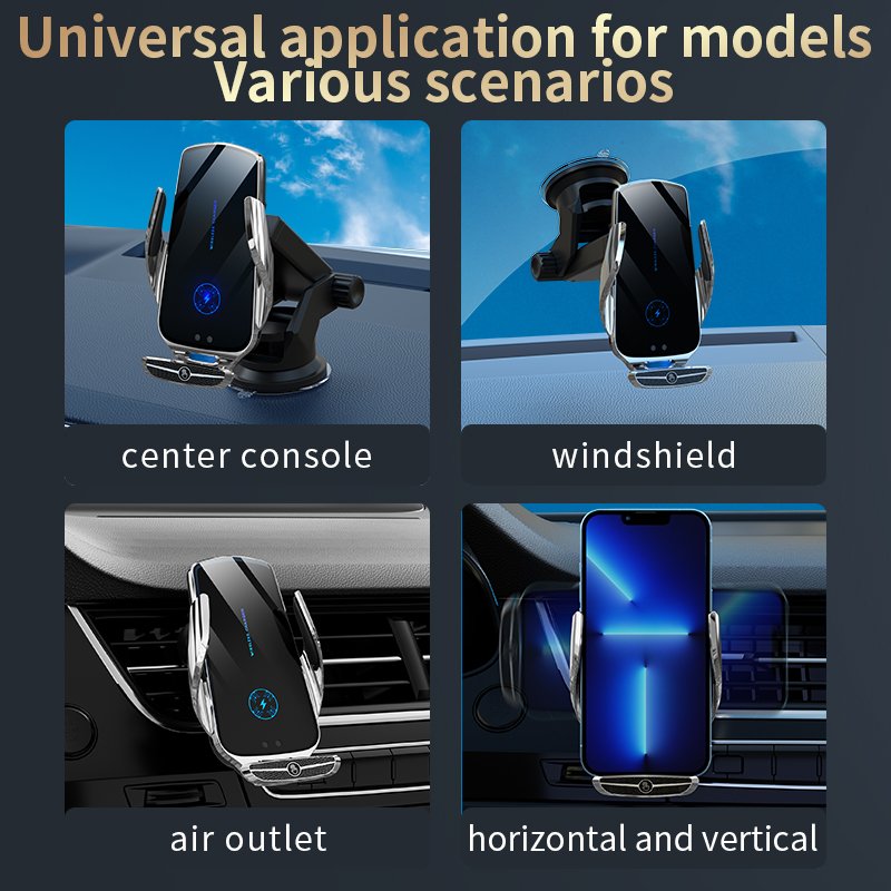 Magnetic Wireless Charger Holder Car Smartphone Charging Stand For All Mobile Phones