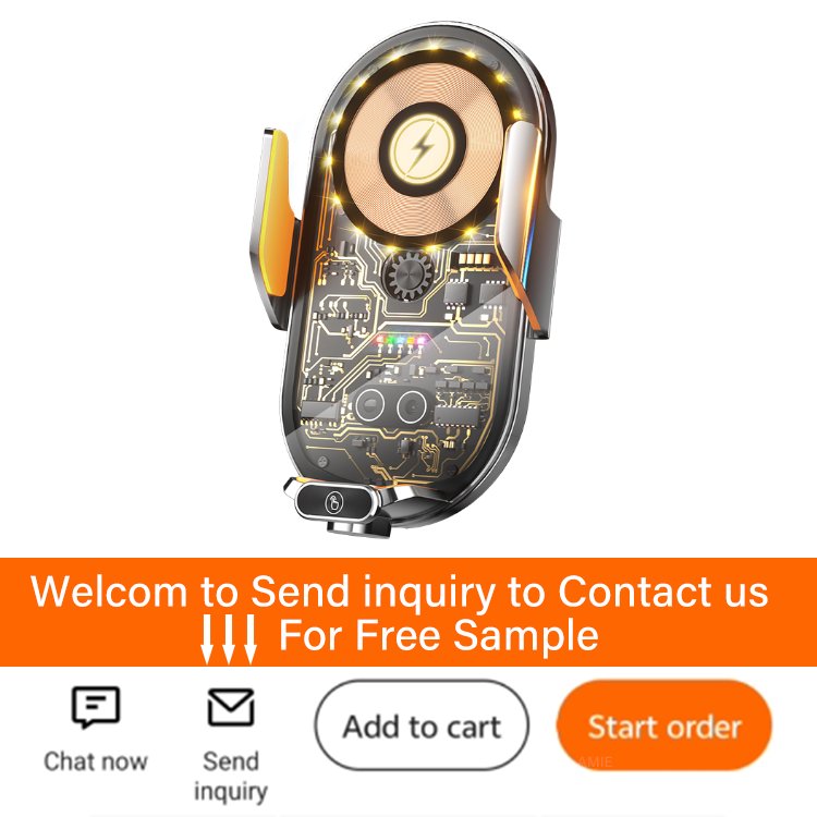Custom Logo USB-C Fast Wireless Car Charger Phone Mount Air Vent 15w Magnetic Wireless Charging Car Fast Charger Holder