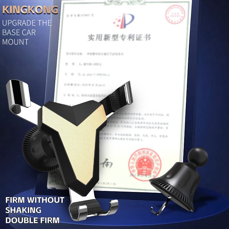 2024 New Universal Car Air Vent Stand Holder Smartphone Mount Custom Logo Gravity Phone Holder
