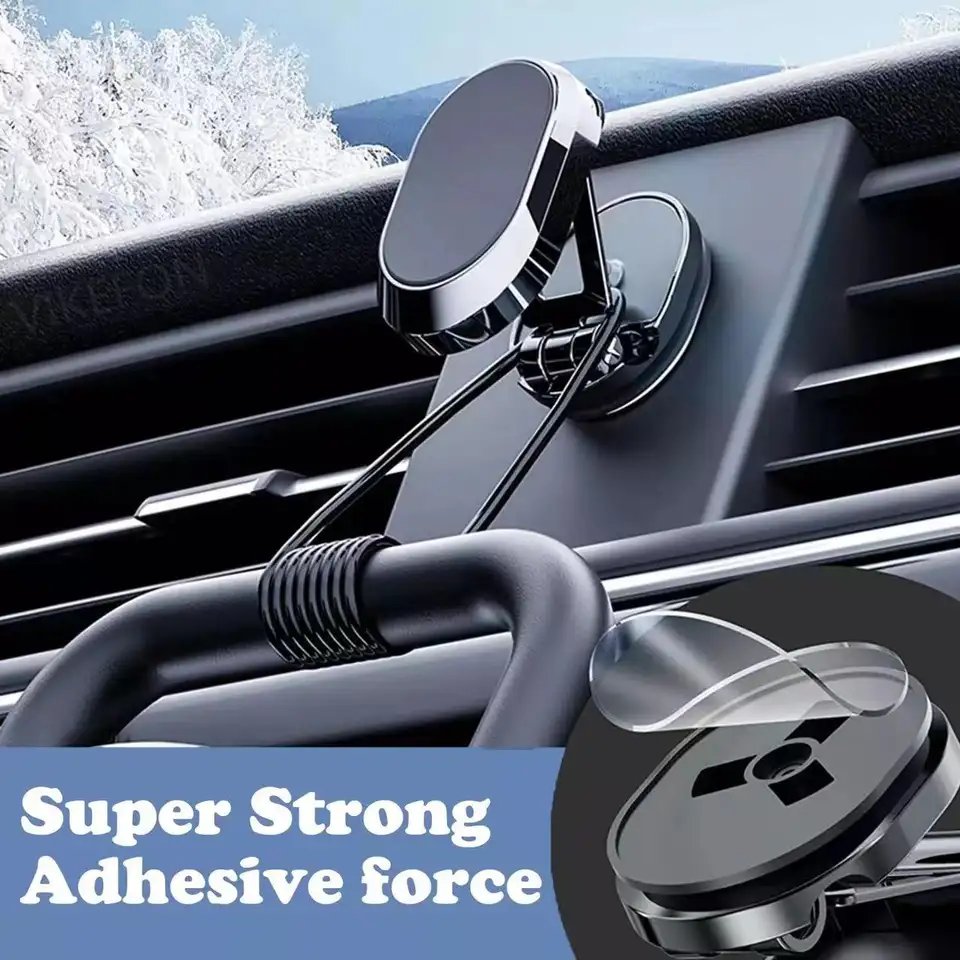 Stock Universal Metal Magnetic Car Phone Holder for Iphone,360 Degree Rotation Car Phone Holder Magnet Mount For Car Dashboard
