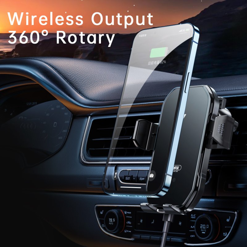 REMAX Wireless Charging Table Phone Car Holder Wireless USB Fast Charger