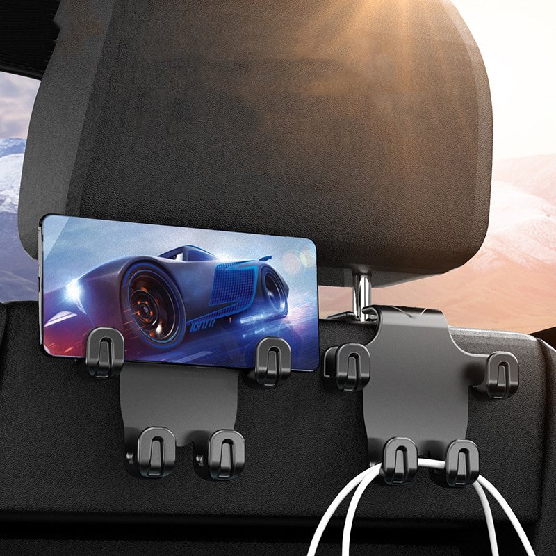 Universal Phone Car Holder Multifunction Hook Phone Bracket Hook Car Hook Mobile Phone Holder
