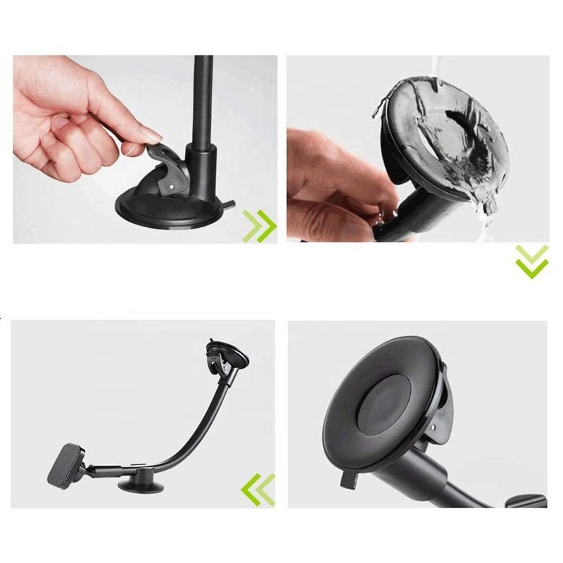 Universal Magnetic Phone Holder Car Long Arm Windshield Dashboard Magnet Car Holder Mount Dock For Phone Mobile Stand