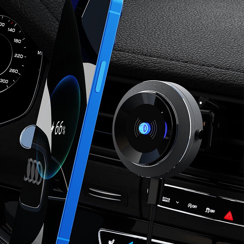car phone holder live mobile phone holder with wireless charging Universal for mobile phones above 4.7 inches