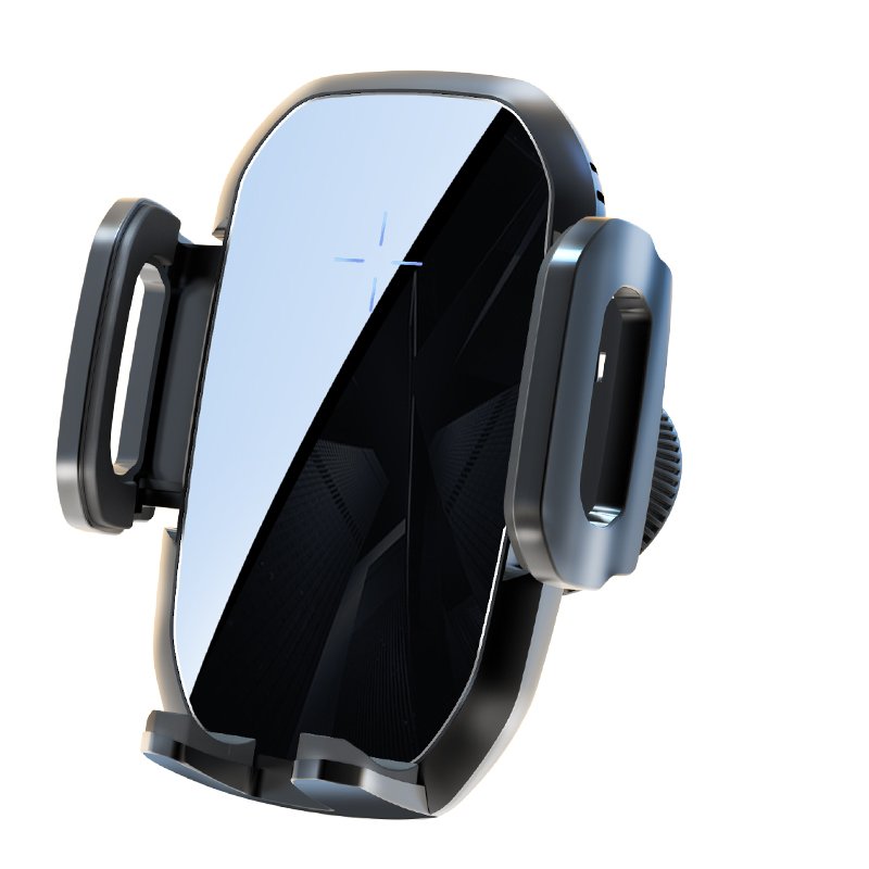Black Stable Car Air Vent Wireless 15W Fast Charging Phone Car Holder Portable & Flexible In-Shop Phone Car Holders by Type C