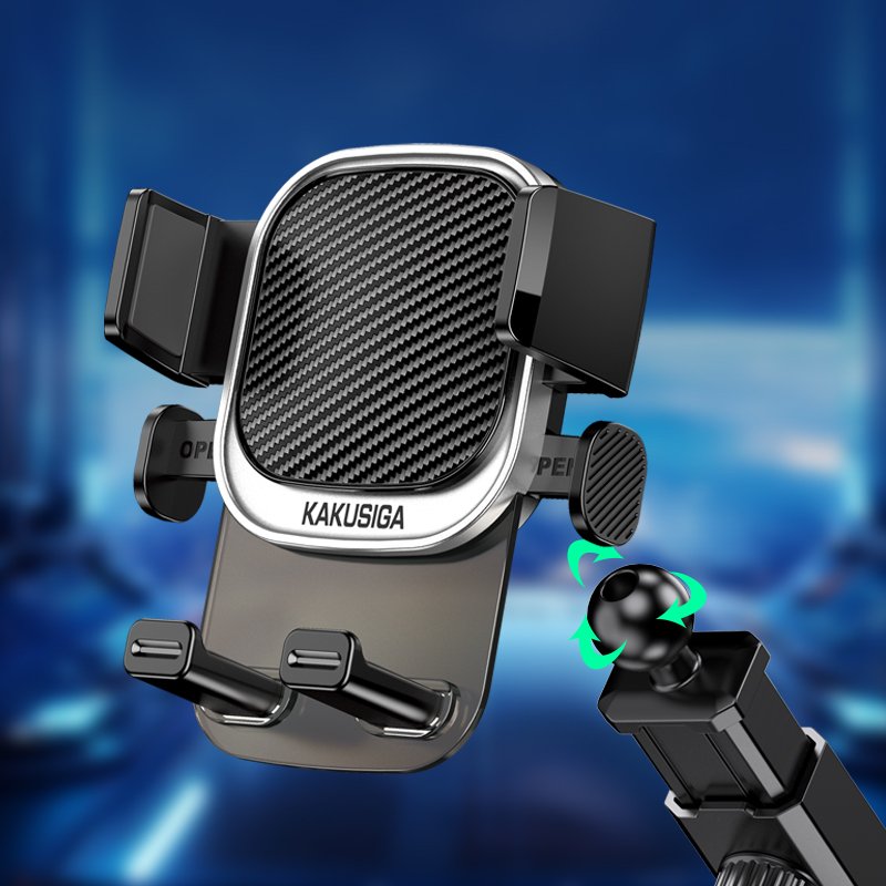 KSC-1566 JINCUI Series One-button Car Holder (Center Console) Wholesale Price For car 360 Rotation Phone Holder Stand