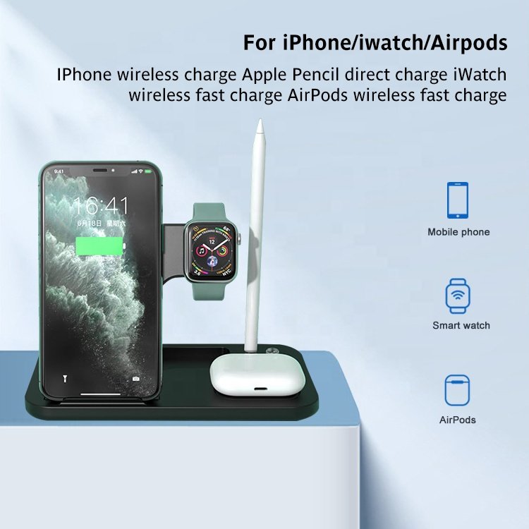 15w Magnetic Wireless Car Charger Phone Holder 4 In 1 Wireless Charger For Samsung For Galaxy Z Fold 3 5g Fo