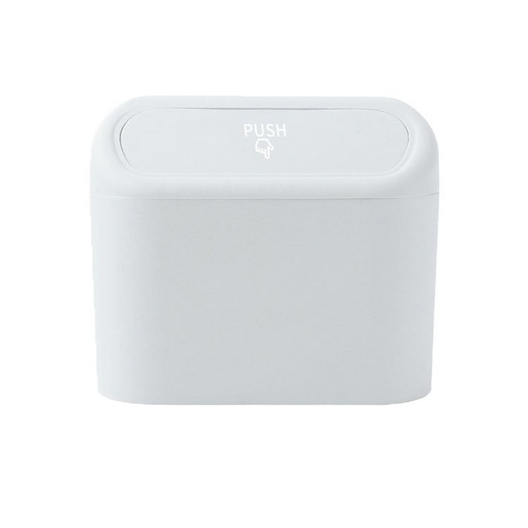 Universal Mini Car Cup Holder Trash Can Auto Garbage Box Trash Bin with Lid Vehicle Trash Bin
