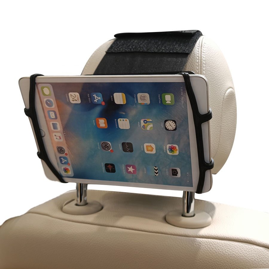 Car Headrest Tablet Mount Holder for Car Back Seat Universal iPad Car Holder for Kids in Back Seats 360 Rotatable Tablet Holder