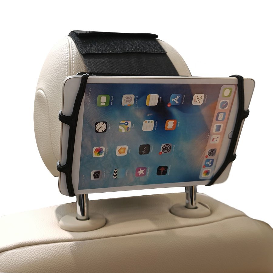 Car Headrest Tablet Mount Holder for Car Back Seat Universal iPad Car Holder for Kids in Back Seats 360 Rotatable Tablet Holder