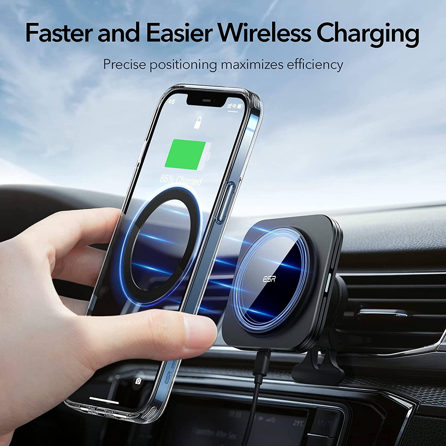 Universal Car Qi Phone Holder Iron Plate Sticker Ring Forlooseaf Wallet Magnetic Wireless Charger Stand