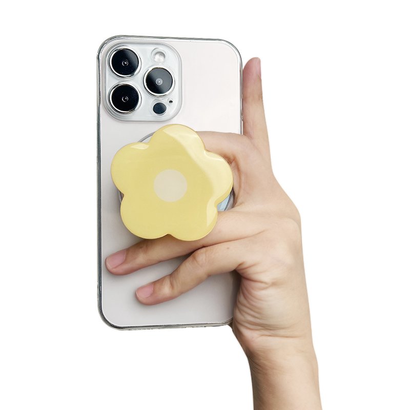 Macarons Flower Magnetic Folding Mobile Phone Grip Holder Socket Pocket Support For Magsafe IPhone Samsung Mac Safe Ring Finger