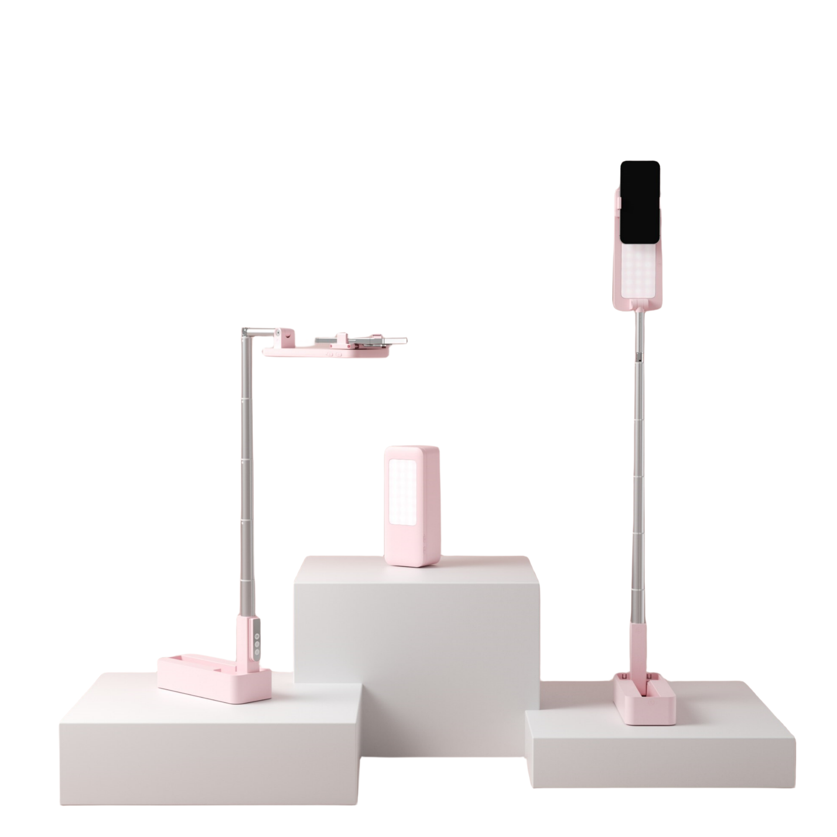 Extendable Phone Stand content creator kit Phone Holder overhead tripod Stand for Live Stream Makeup YouTube Video TikTok