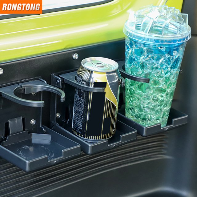 Auto Three Drink Holders Rear Seat Side Cup Holder Bracket Accessories for Suzuki Jimny 2019+