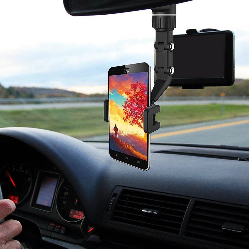 hot sell Universal Kitchen Multi-Scene Lazy Mobile Phone Holder Mirror Rear Pillow Car Rearview Mobile Phone Holder for phone