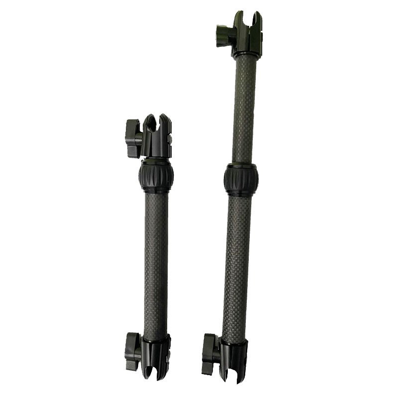 Custom car phone mount extension arm adjustable 15cm 13 inch carbon fiber telescoping socket arm