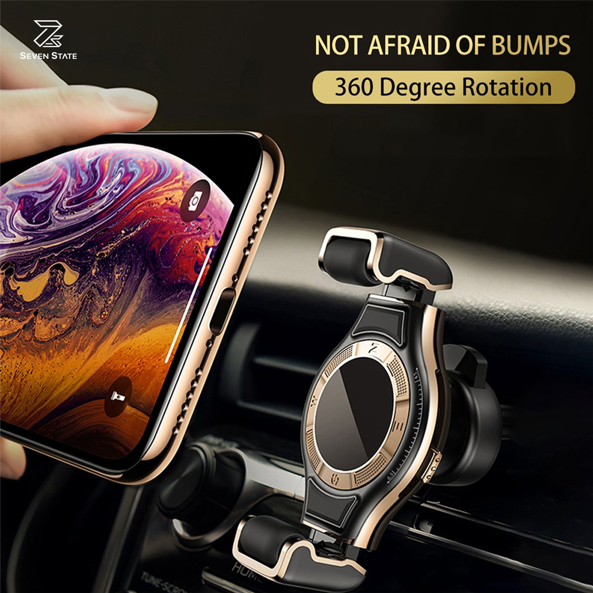 Wholesale high quality car phone holder 360 degree rotating car air outlet phone holder
