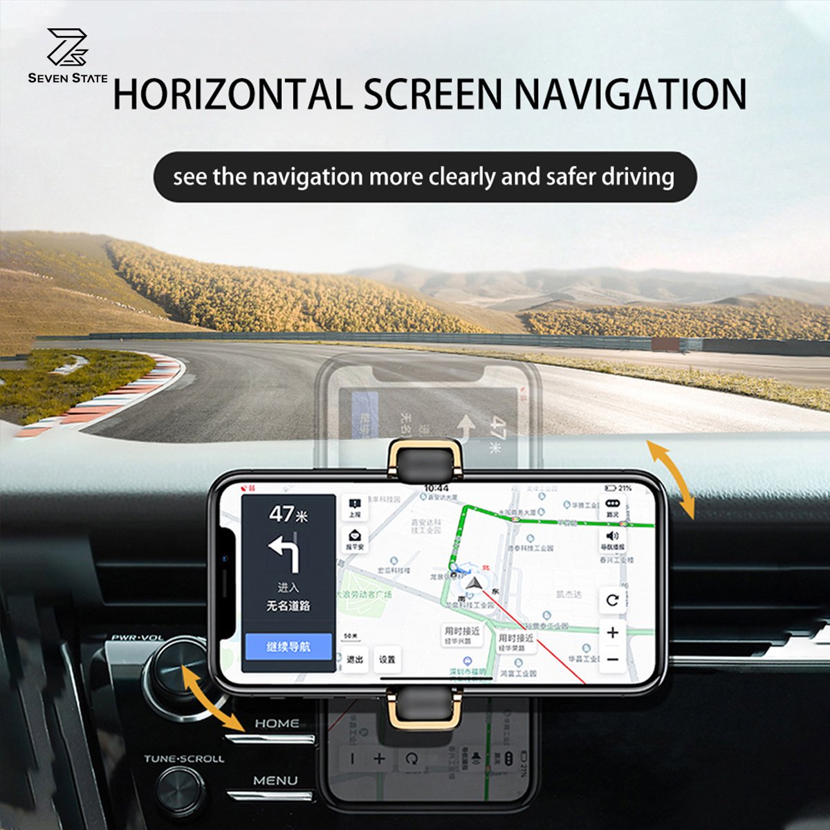 Wholesale high quality car phone holder 360 degree rotating car air outlet phone holder
