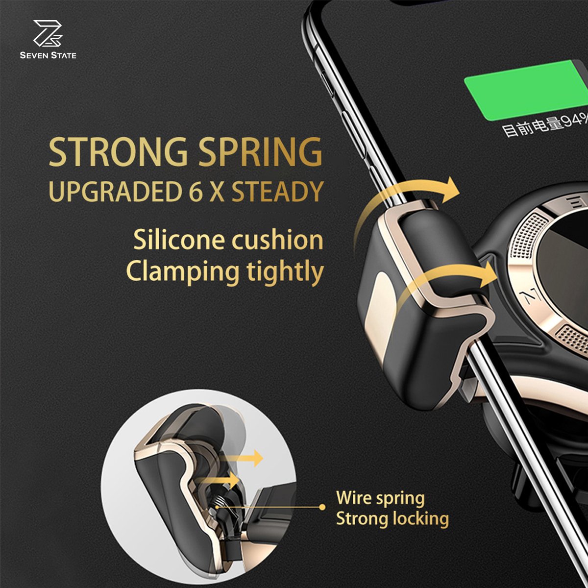 Wholesale high quality car phone holder 360 degree rotating car air outlet phone holder