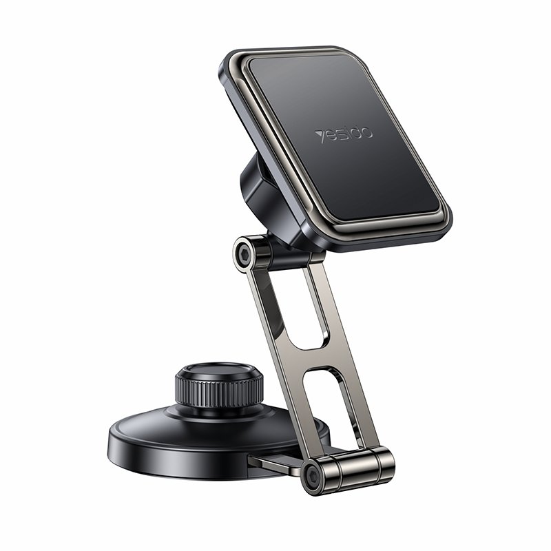 Yesido Zinc Alloy 6Pcs Magnets Strong Rotating Arm Multi-angle Magnetic Phone Holder