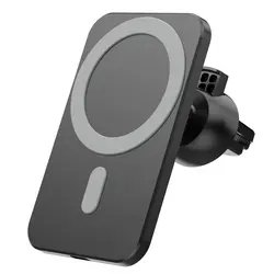 2024 Popular 15W Fast Car Wireless Charger Original Magsafe Magnetic Car Charger Wireless Phone Holder Magnet For Iphone