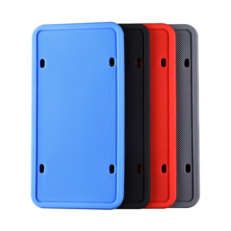 US-style silicone license plate frame, no damage to the paint US-standard license plate holder.