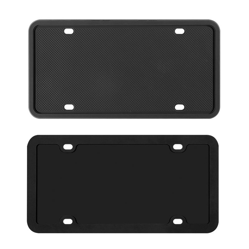 US-style silicone license plate frame, no damage to the paint US-standard license plate holder.