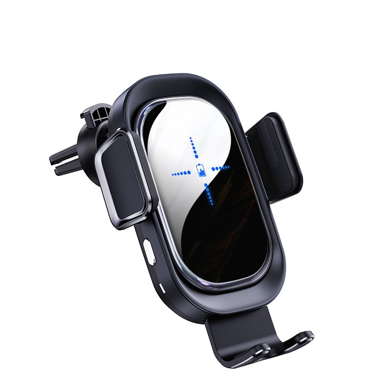 Universal Smart Sensor Automatic Clamping Car Phone Holder Wireless Charger Mount 15w Fast Charging Wireless Car Charger